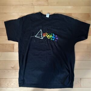 Roger Waters Dark Side of the Moon Black Graphic T-Shirt (Gildan) XL